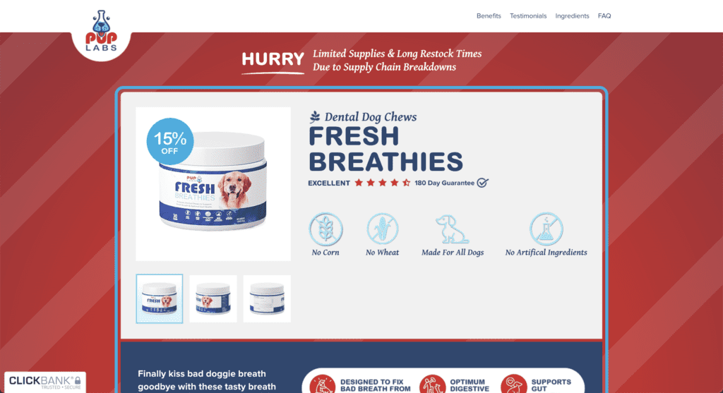Fresh Breathies by Pup Labs