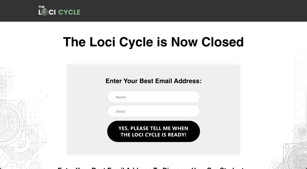 The Loci Cycle