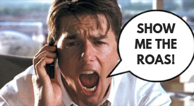 return on ad spend (ROAS)